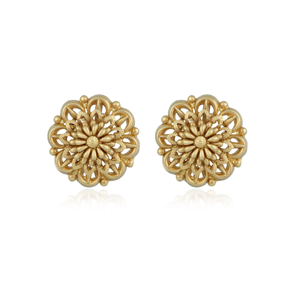 Timeless Blossom Gold Earrings
