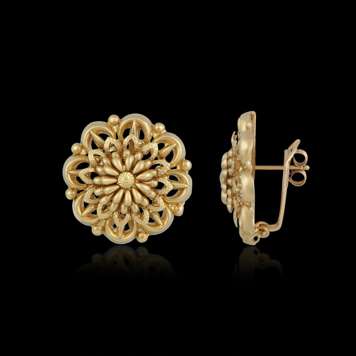 Timeless Blossom Gold Earrings
