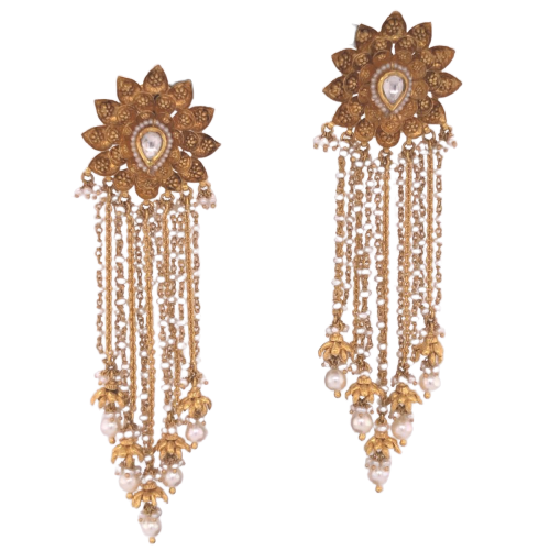 Butter Petals Gold Earrings