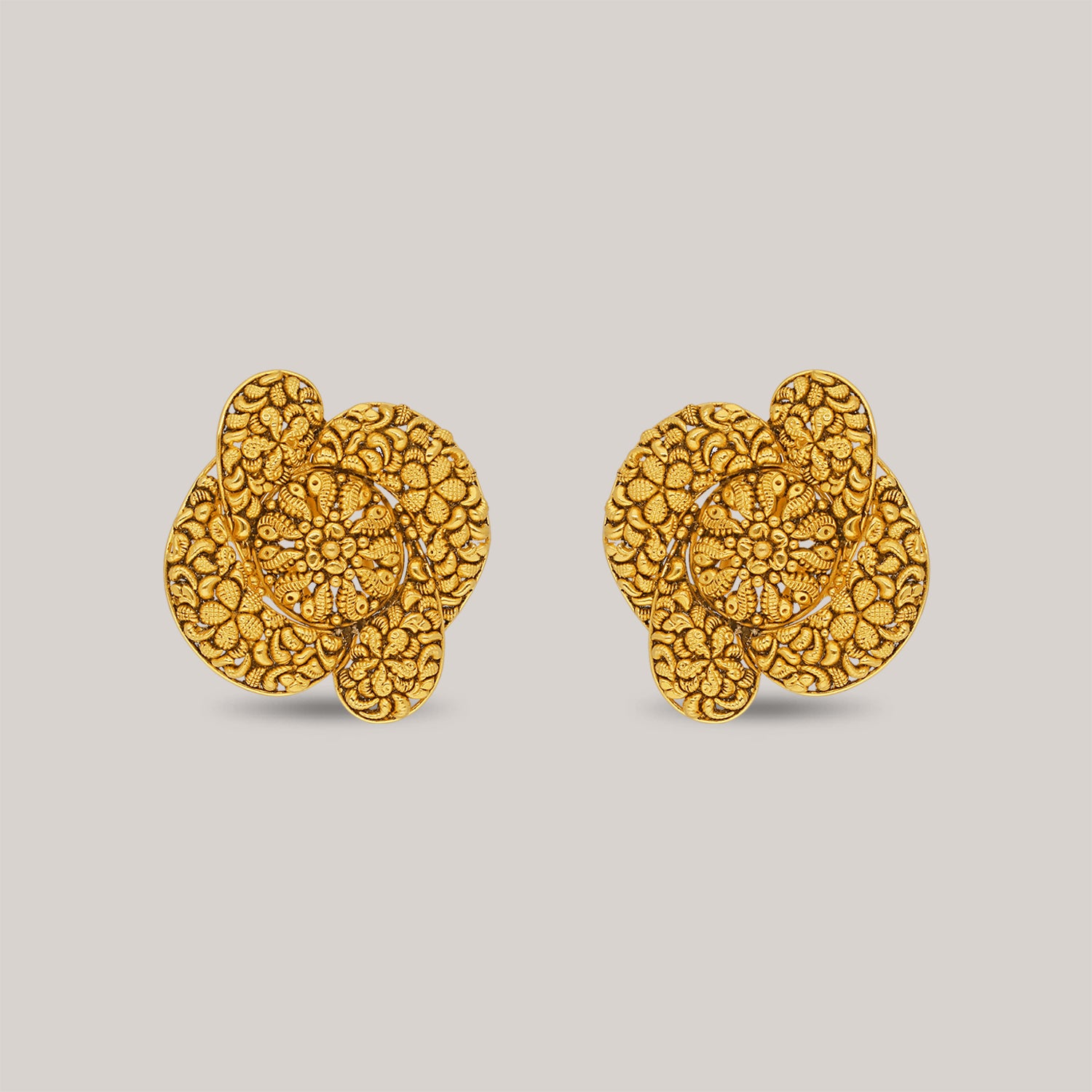 Oasis Artistry Gold Earrings