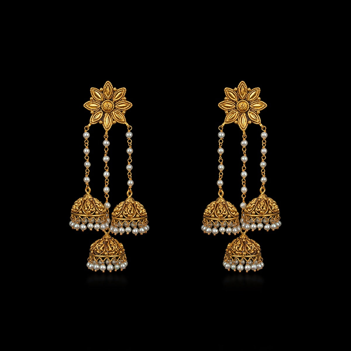Daffodil Gold Earrings