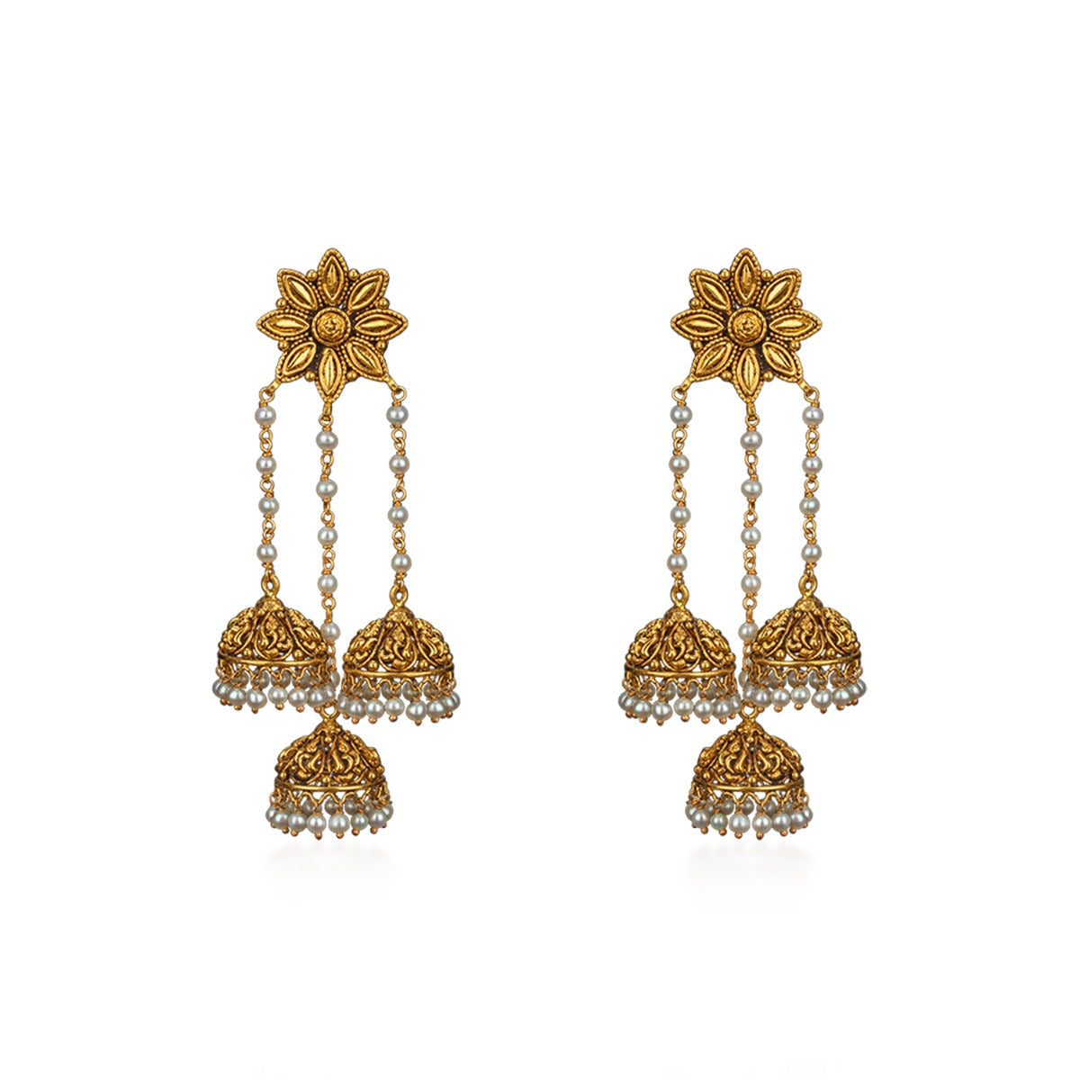 Daffodil Gold Earrings