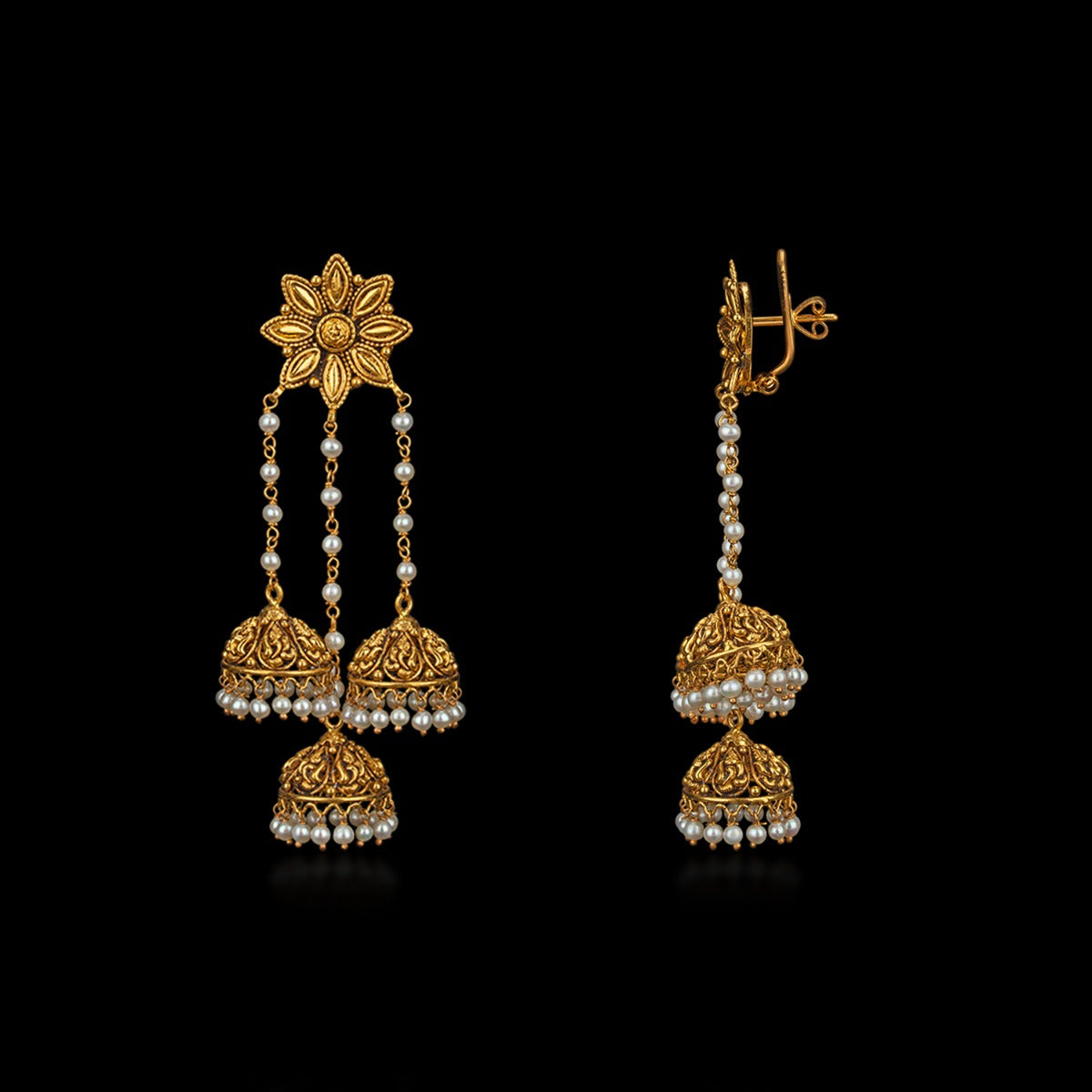 Daffodil Gold Earrings