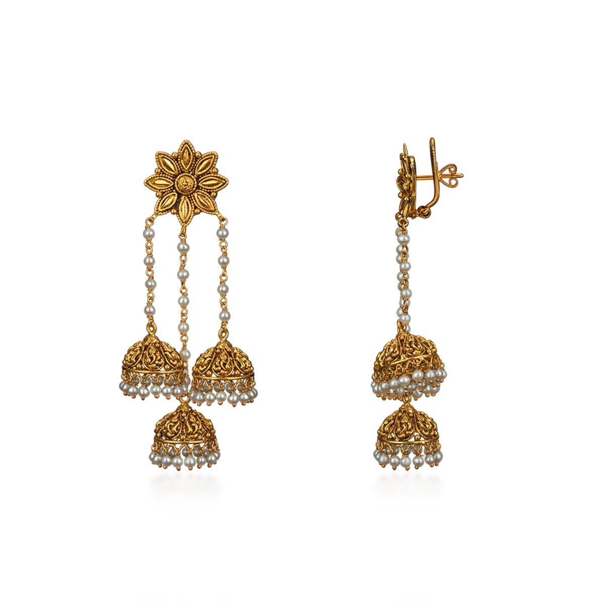 Daffodil Gold Earrings