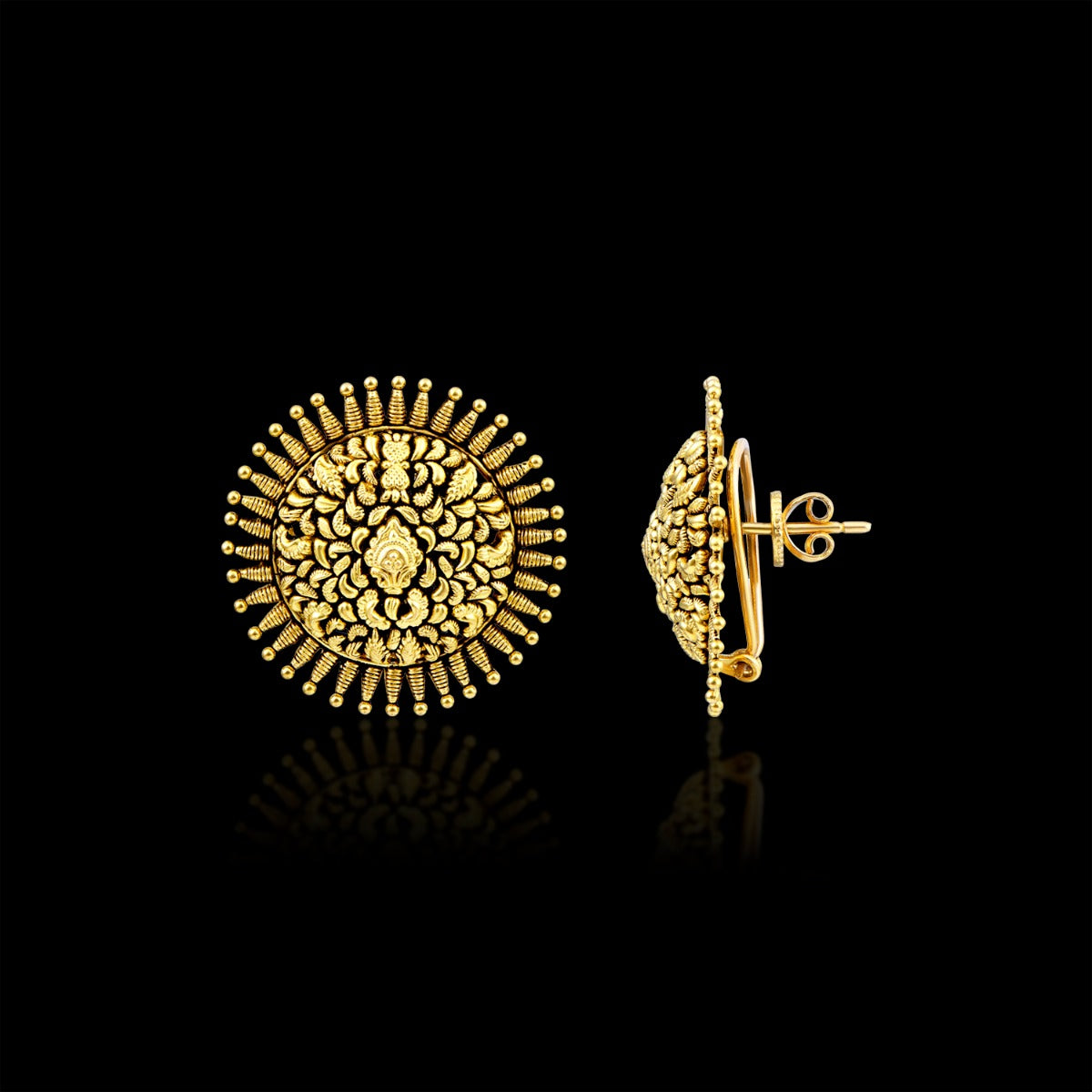 Tribal Contemporary Gold Choker Set