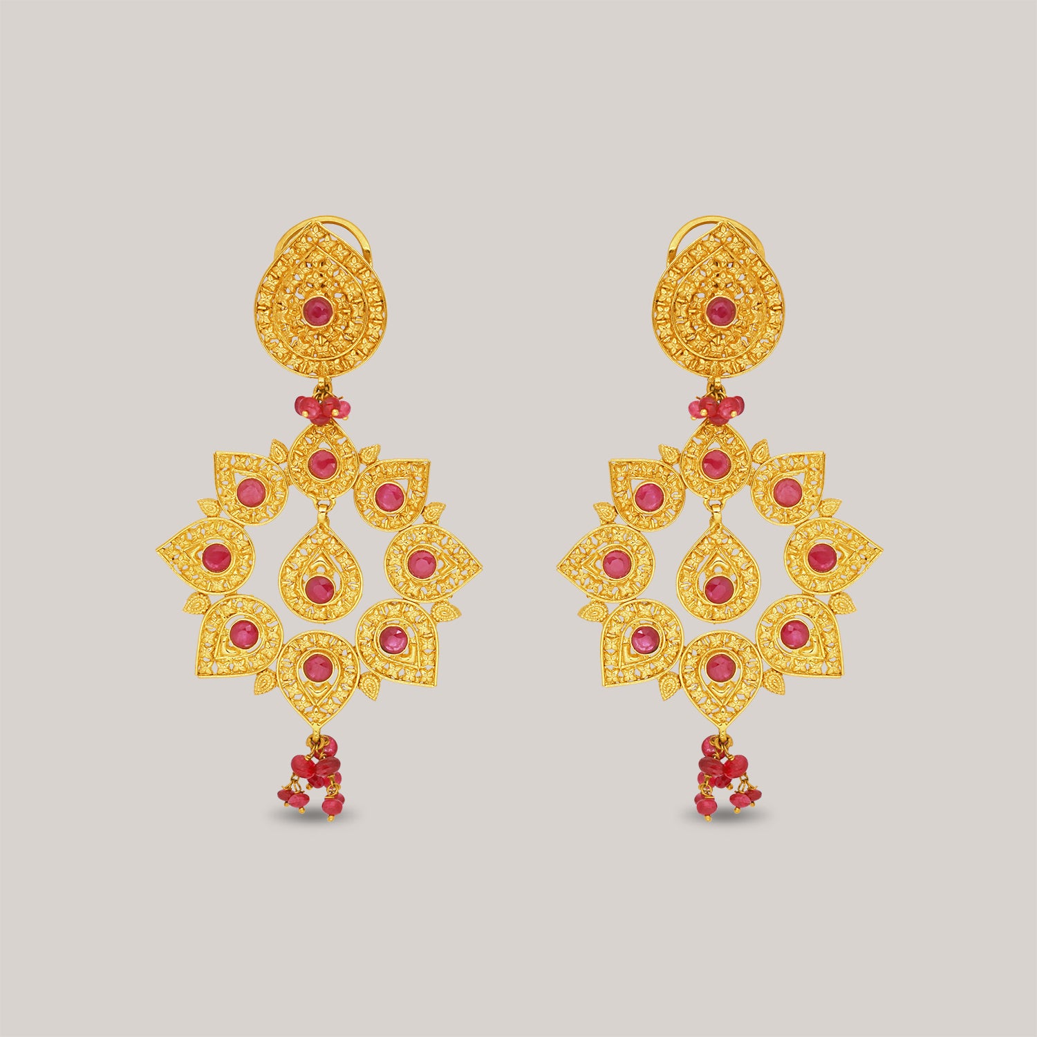 Chakra Gold Earrings