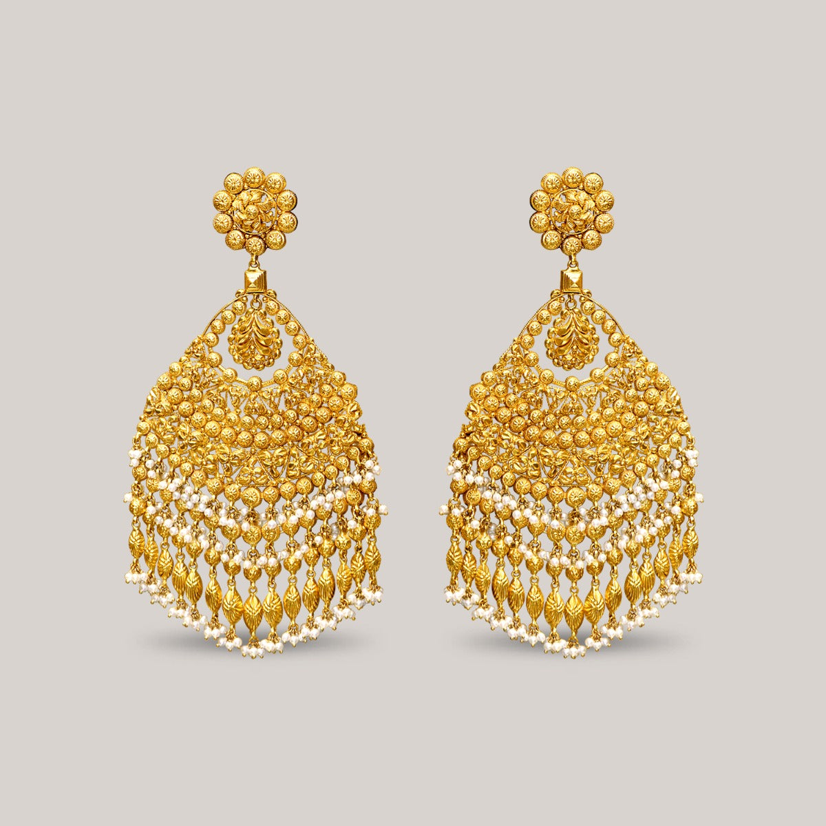 Gold Flourish Earrings