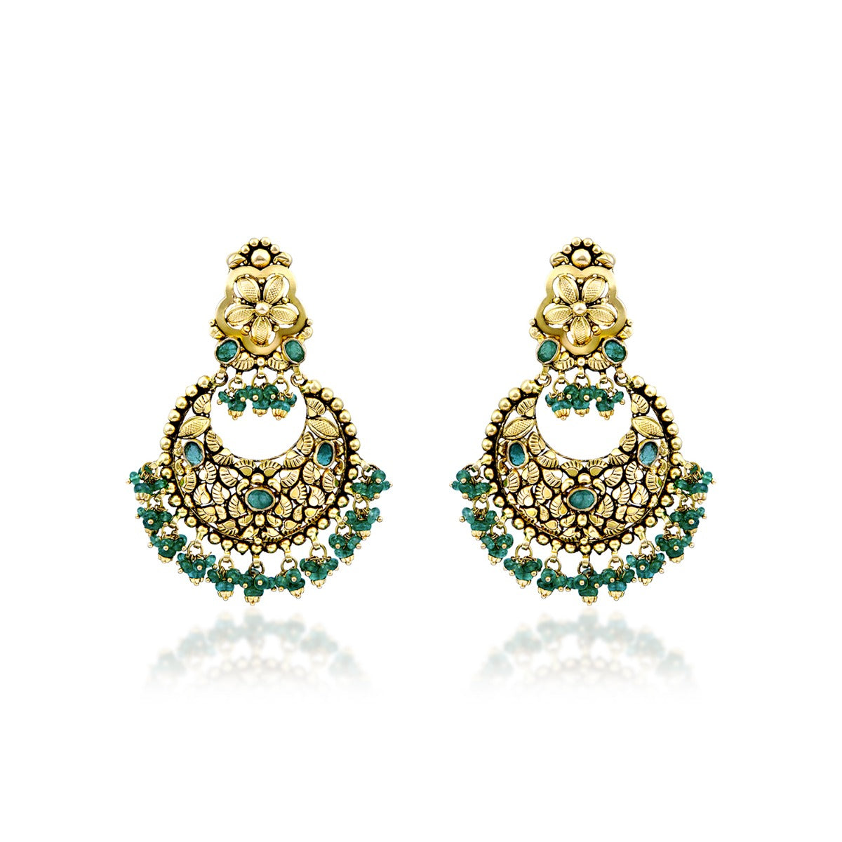 Panna Gold Chandbali