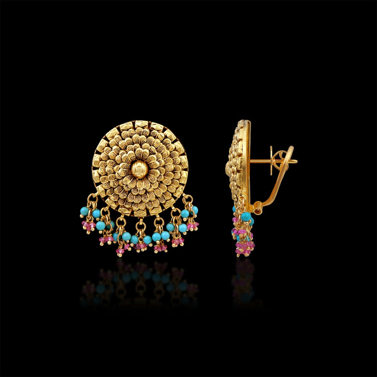 Grace Kelly Gold Earrings