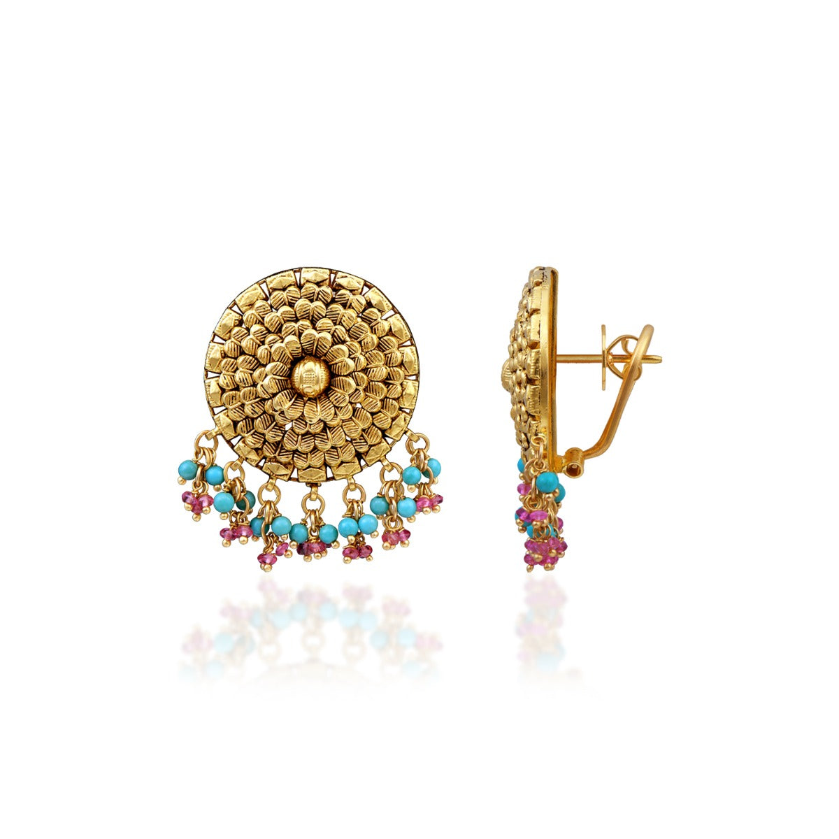 Grace Kelly Gold Earrings