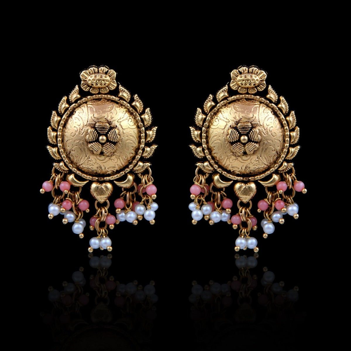 China Rose Gold Earrings