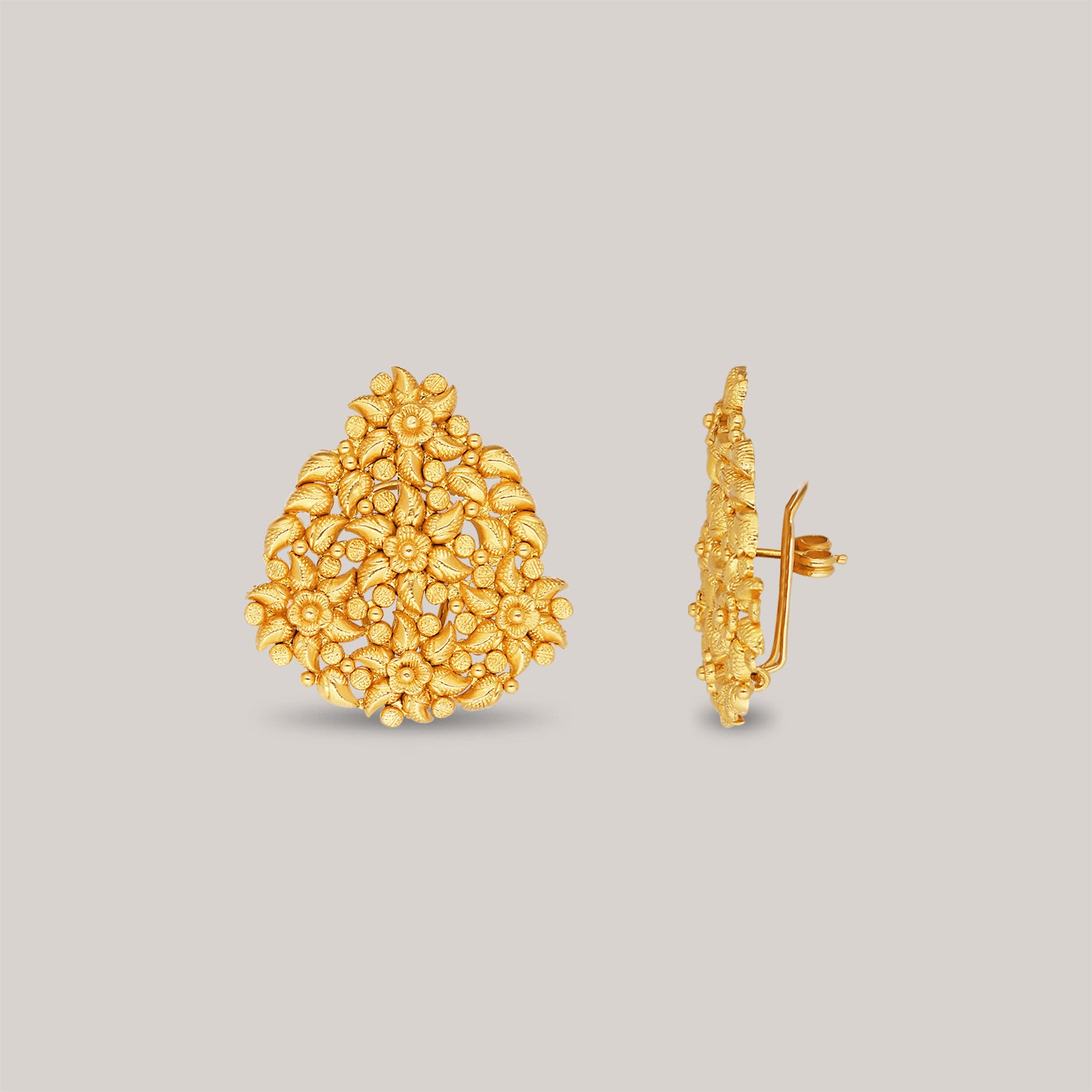 Fleur Gold Earrings