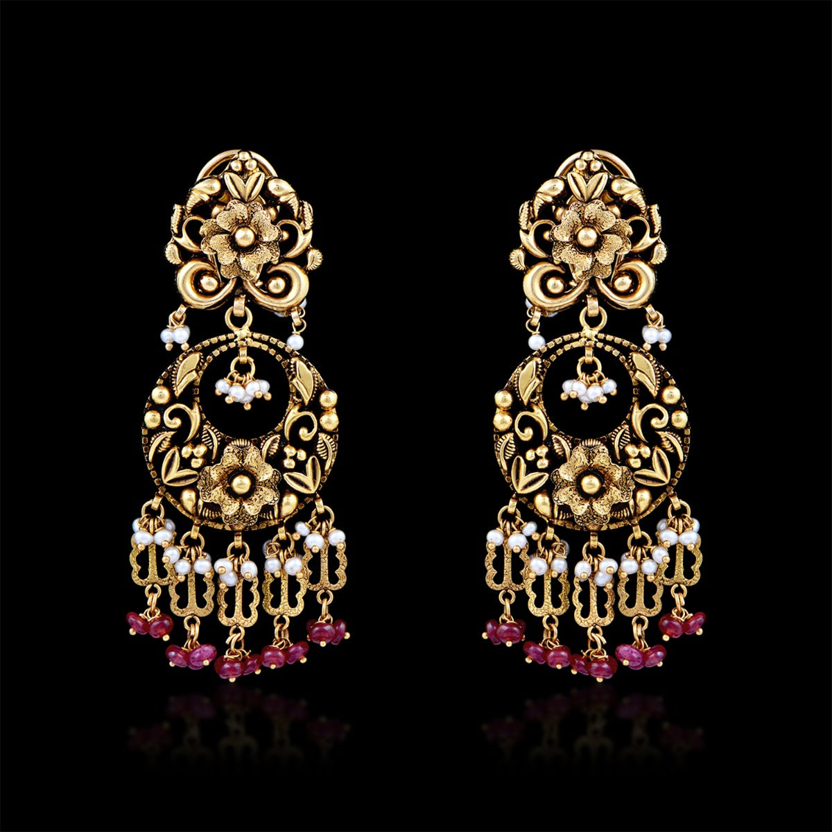 Classic Gold Long Earrings