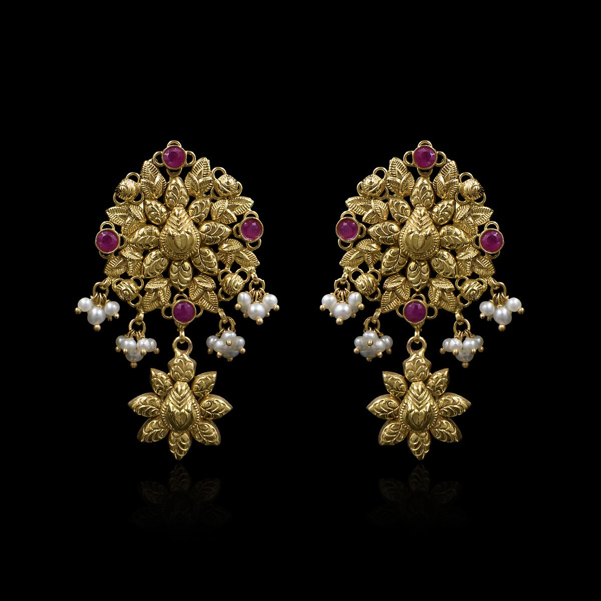 Floret Gold Earrings