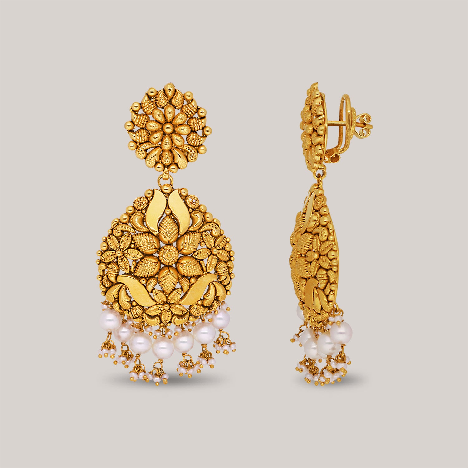 Matrix Gold Earrings