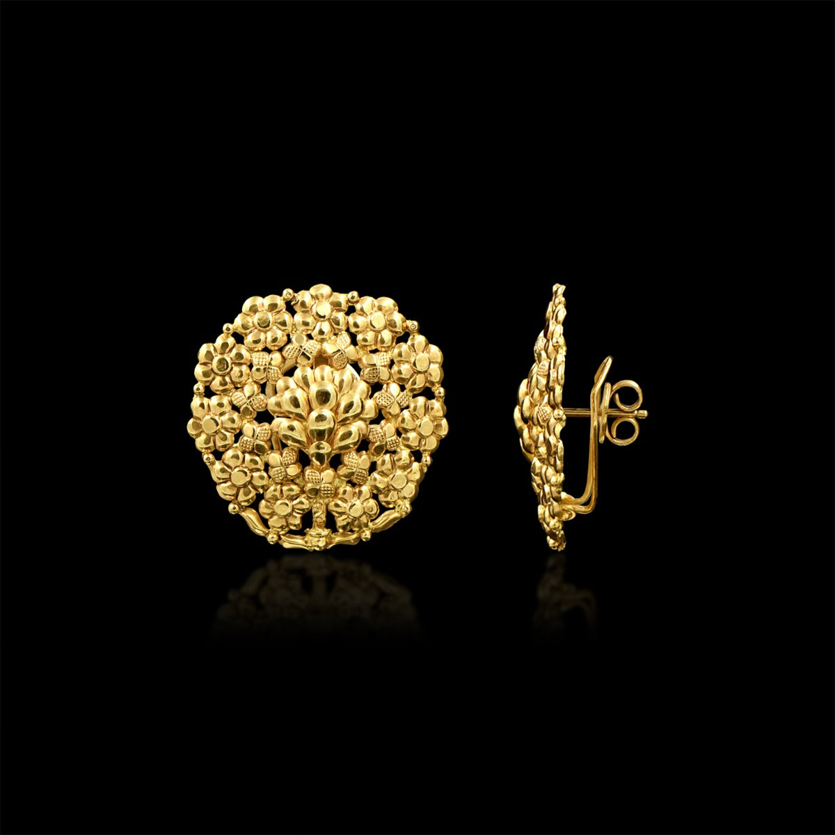 Bridal Gold Earrings