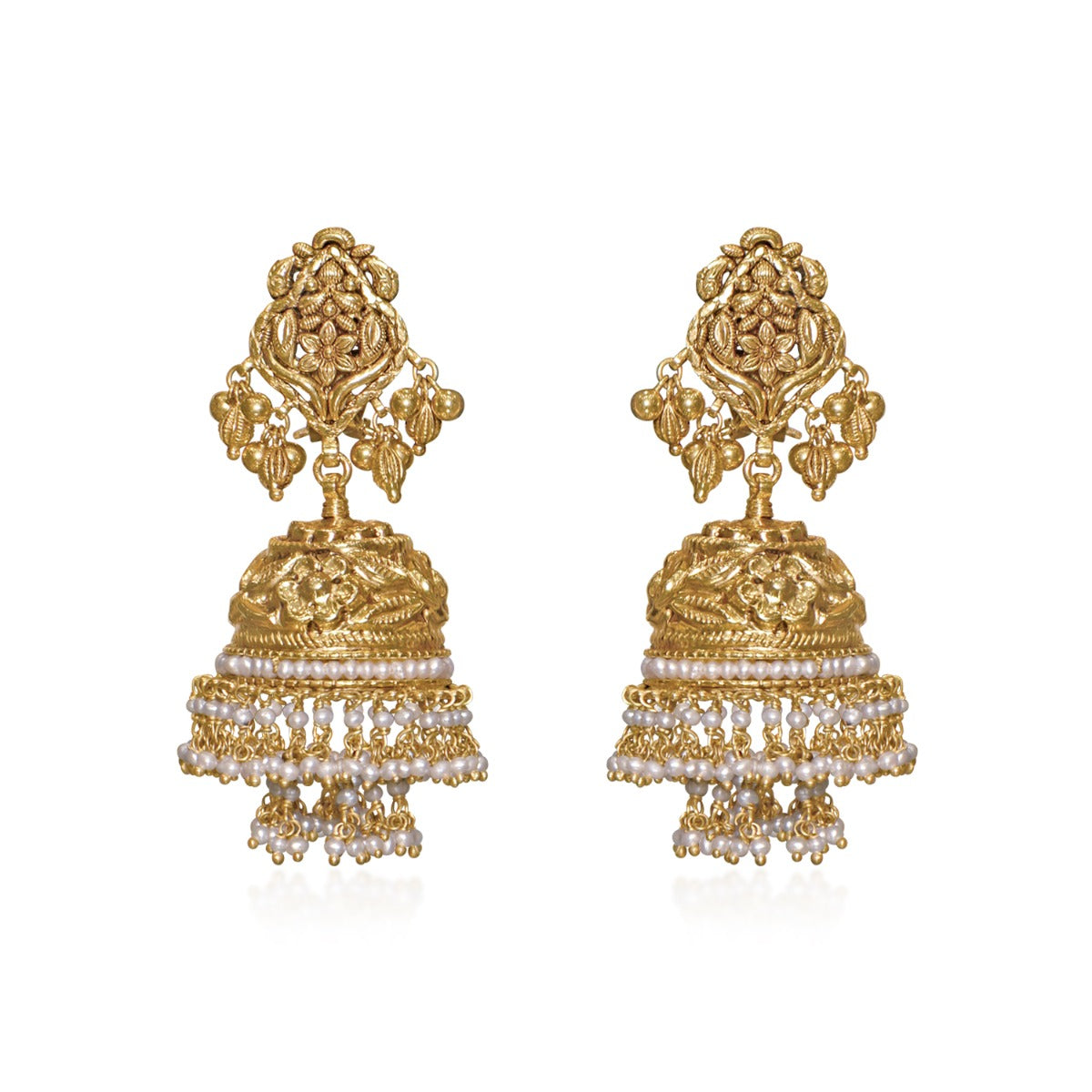 Thalaivi Gold Jhumka