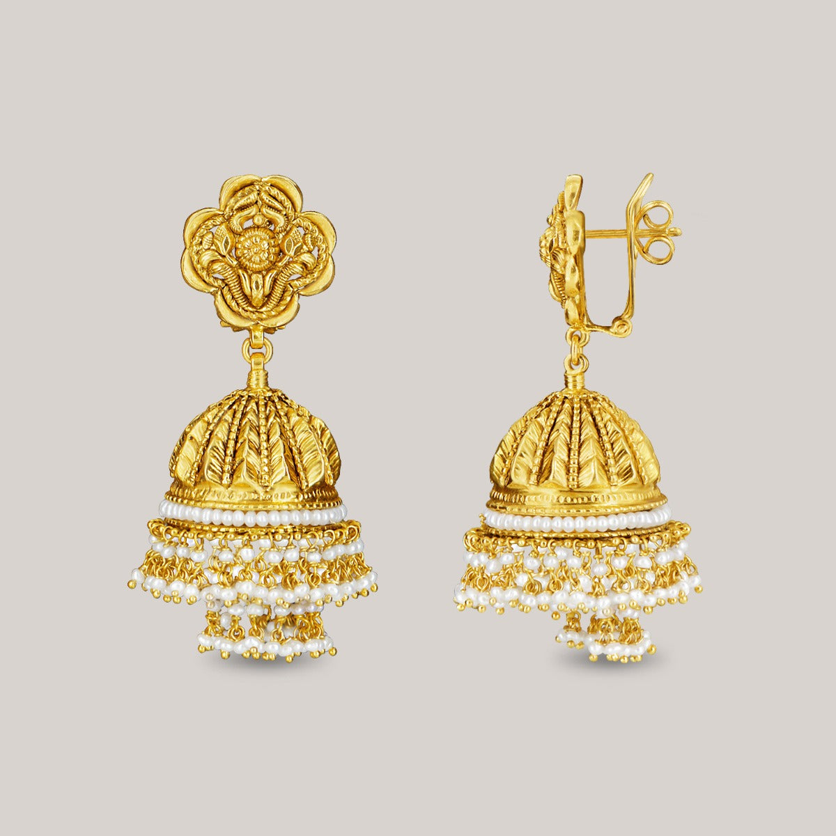 Chandelier Range Gold Jhumka
