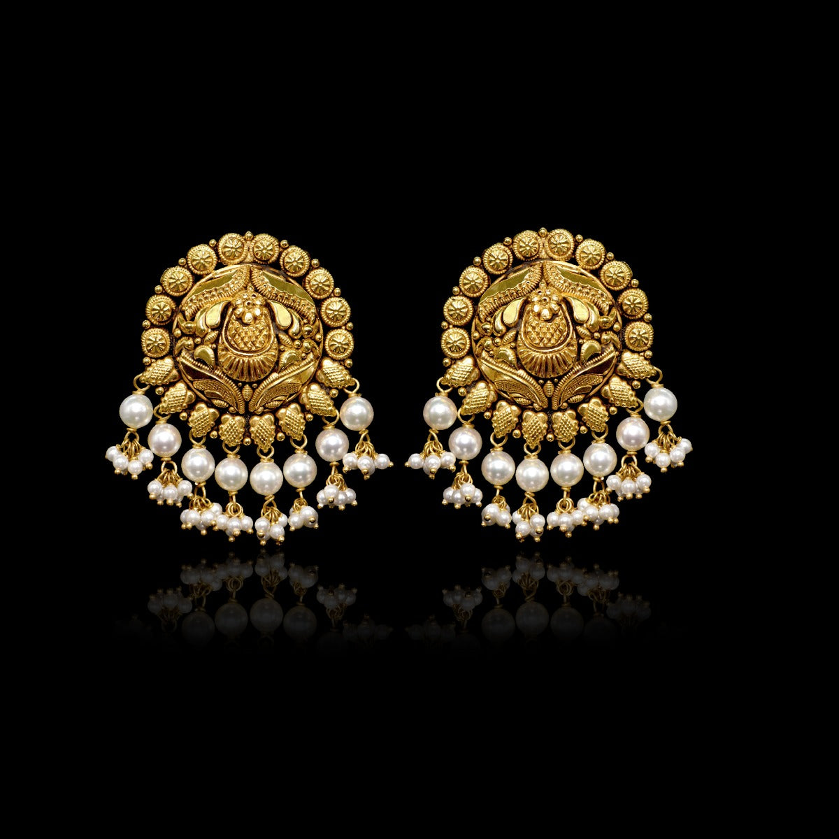 Traditional Gold Earrings