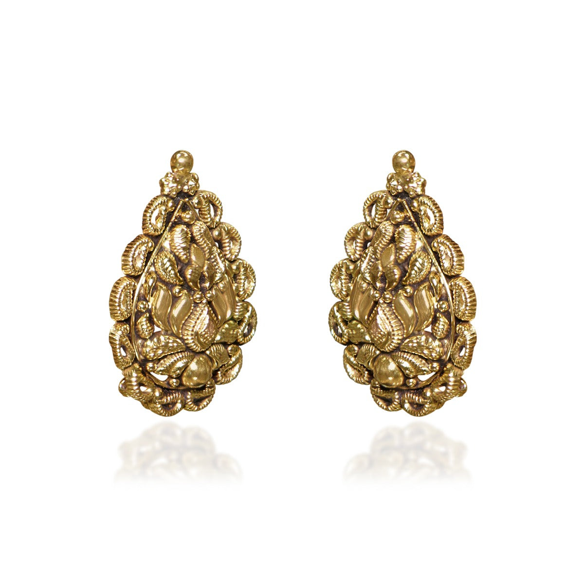 Coined Motif Gold Necklace Set