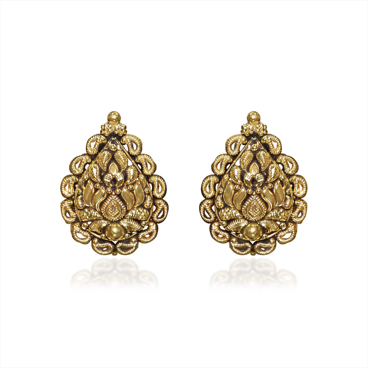 Coined Motif Gold Necklace Set