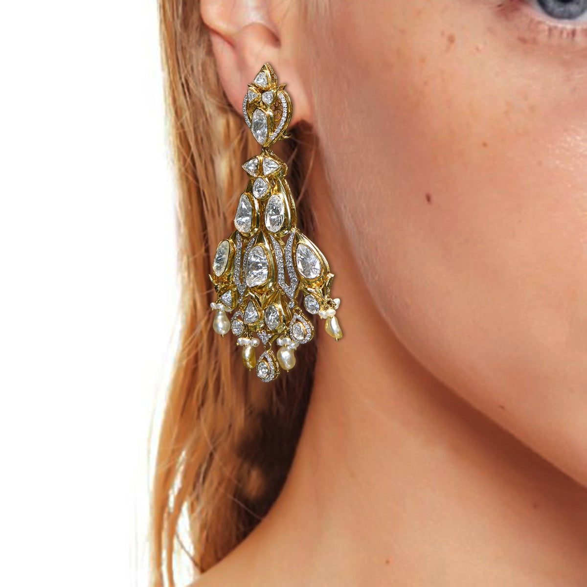 Queen's Dignity Polki Necklace Set