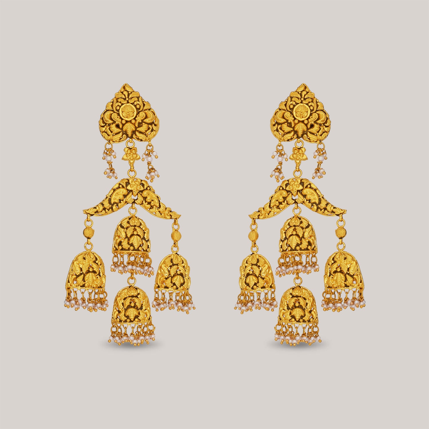 Serene Gold Earrings