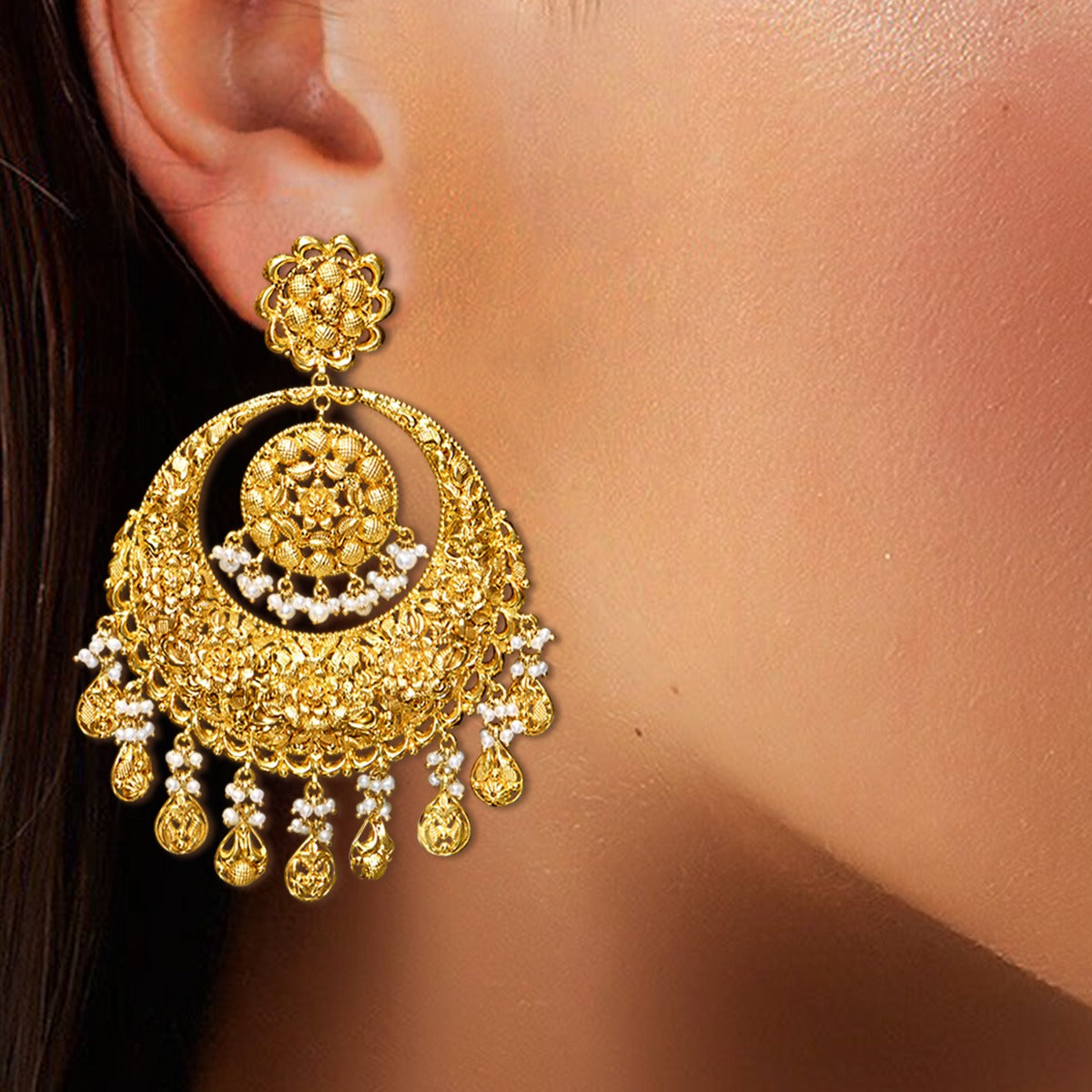 Sun Stoked Gold Earrings