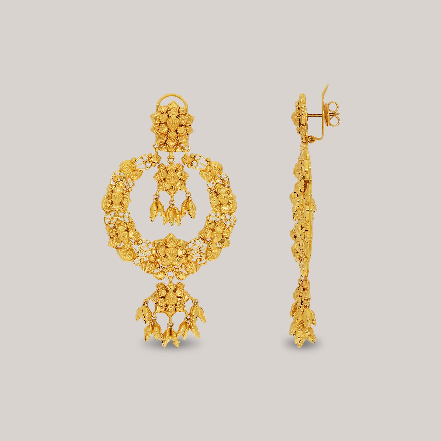 Chanda Gold Earrings