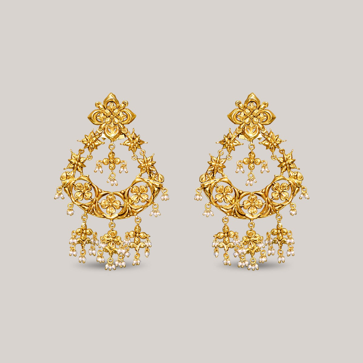 Twinkling Gold Earrings