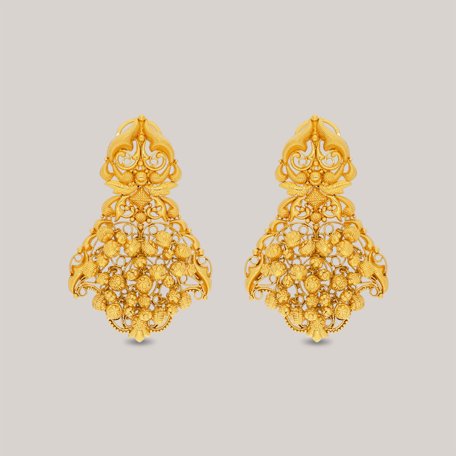 Ashvi Gold Earrings