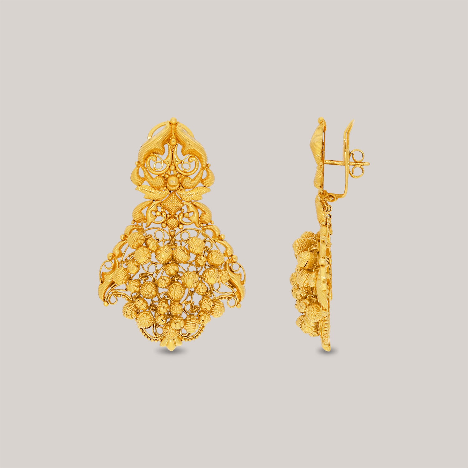 Ashvi Gold Earrings