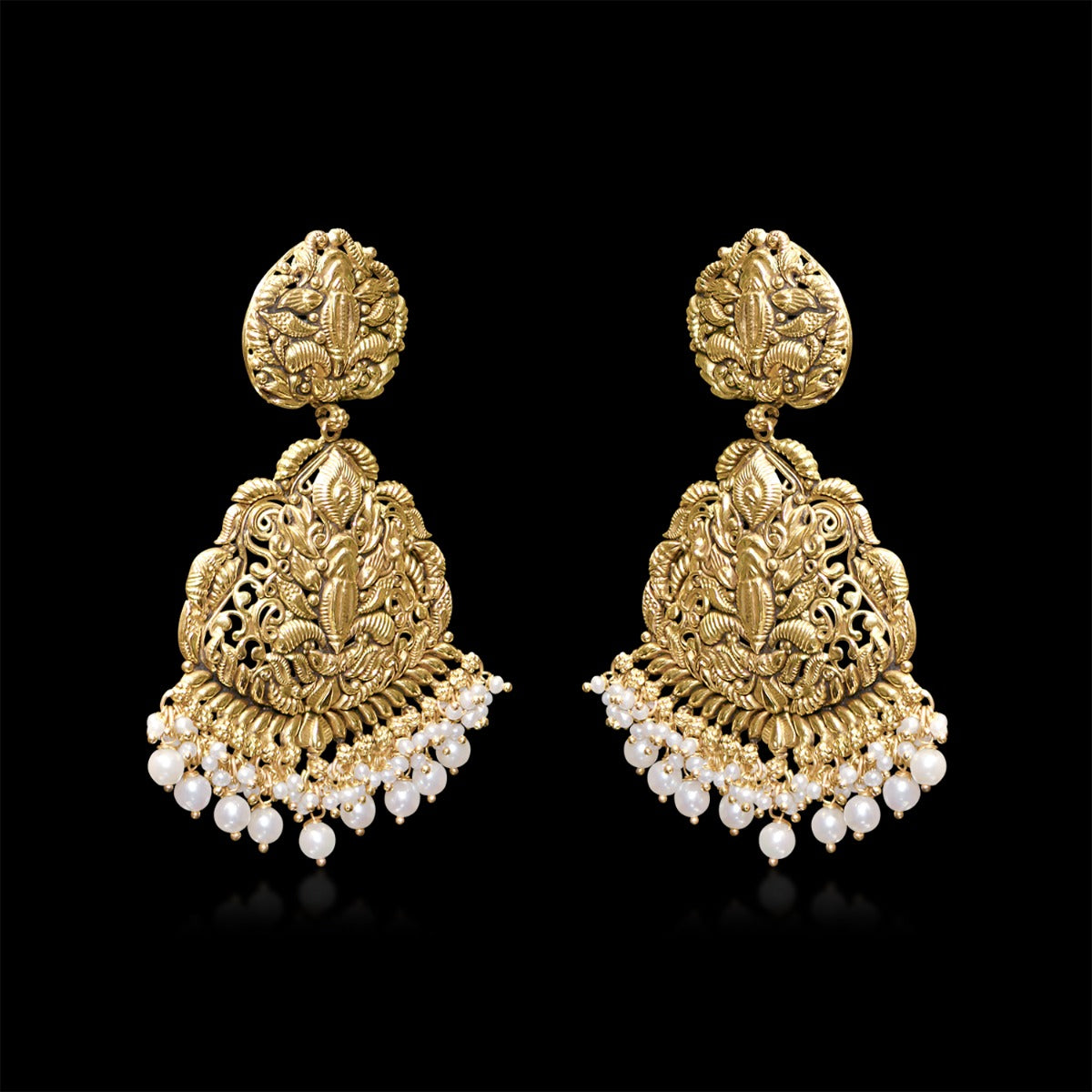 Deity Diva Gold Necklace Set