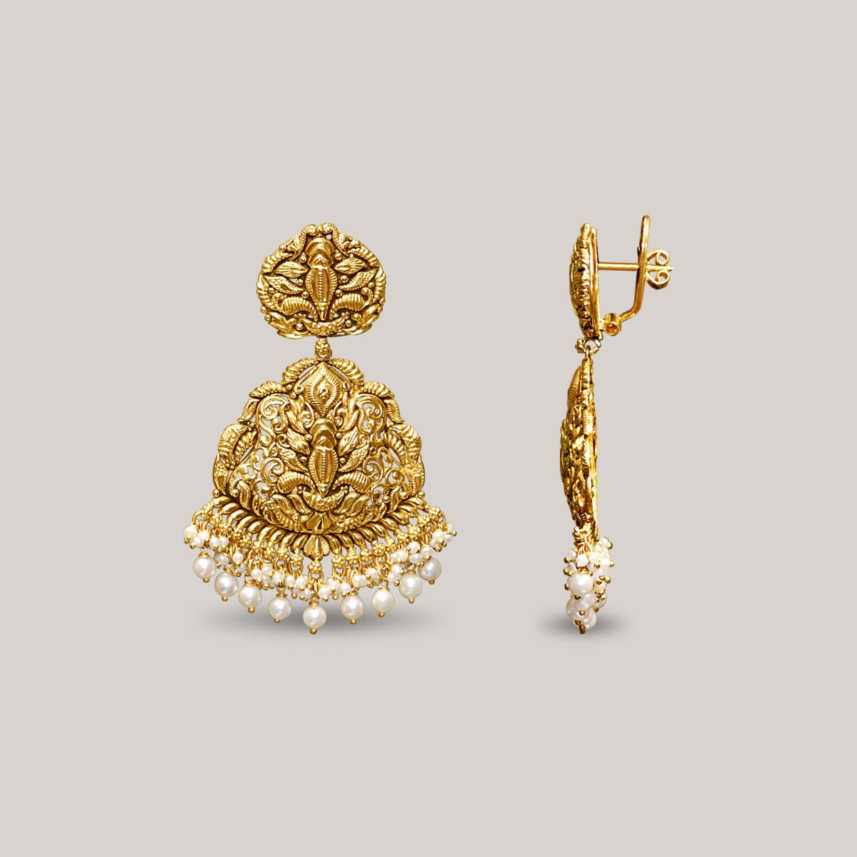 Deity Diva Gold Necklace Set