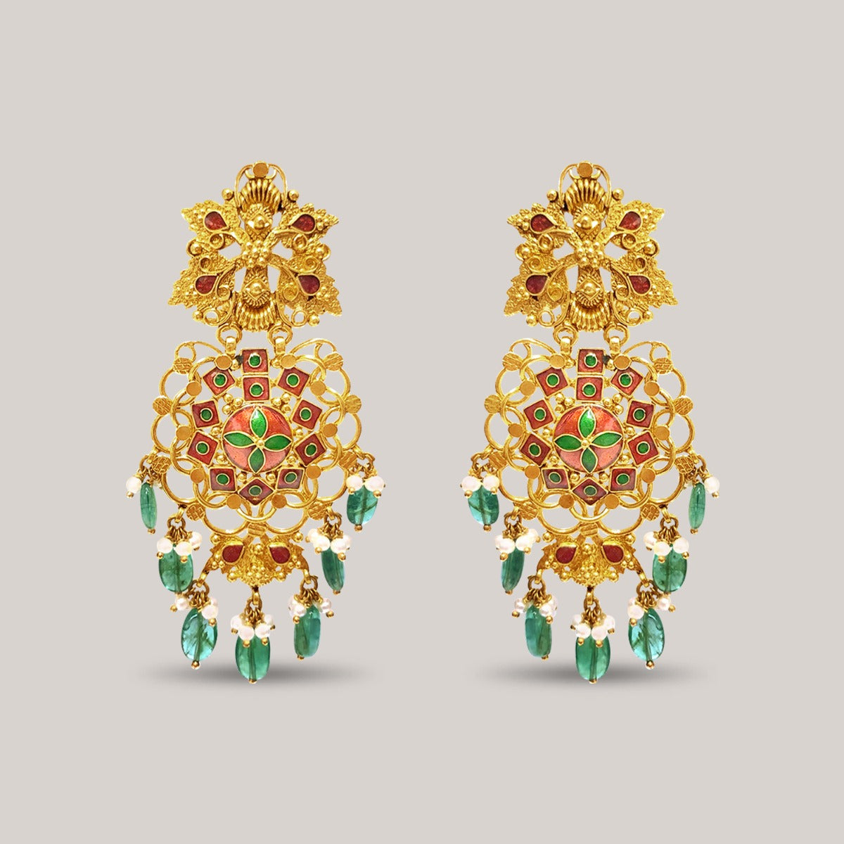 Grandeur Gold Earrings