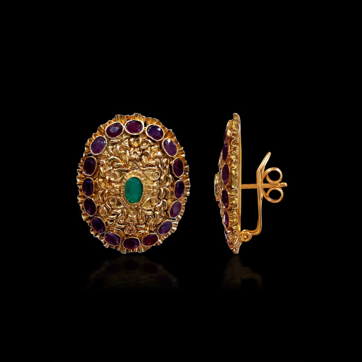 Nitya Virbrant Gold Earrings