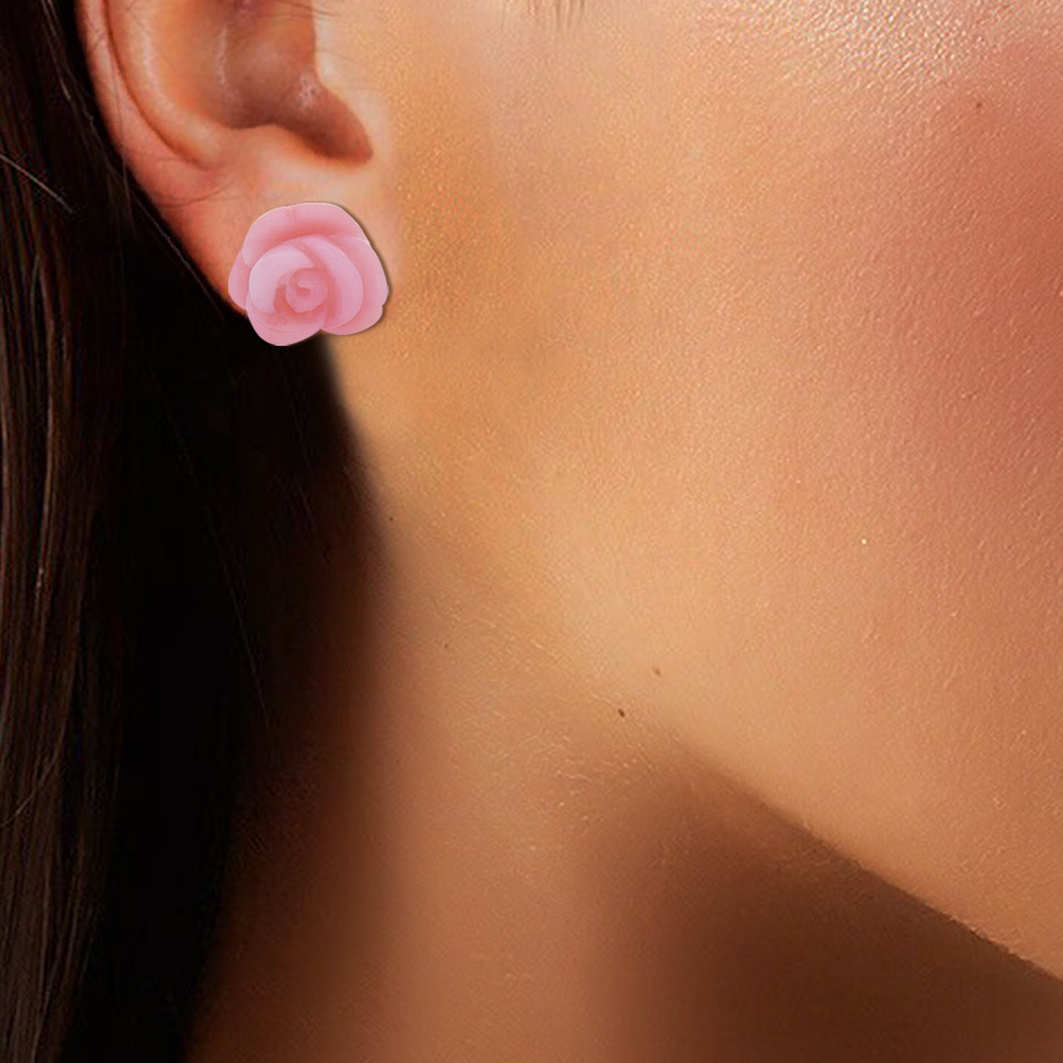 Fleur Studs Gold Earrings