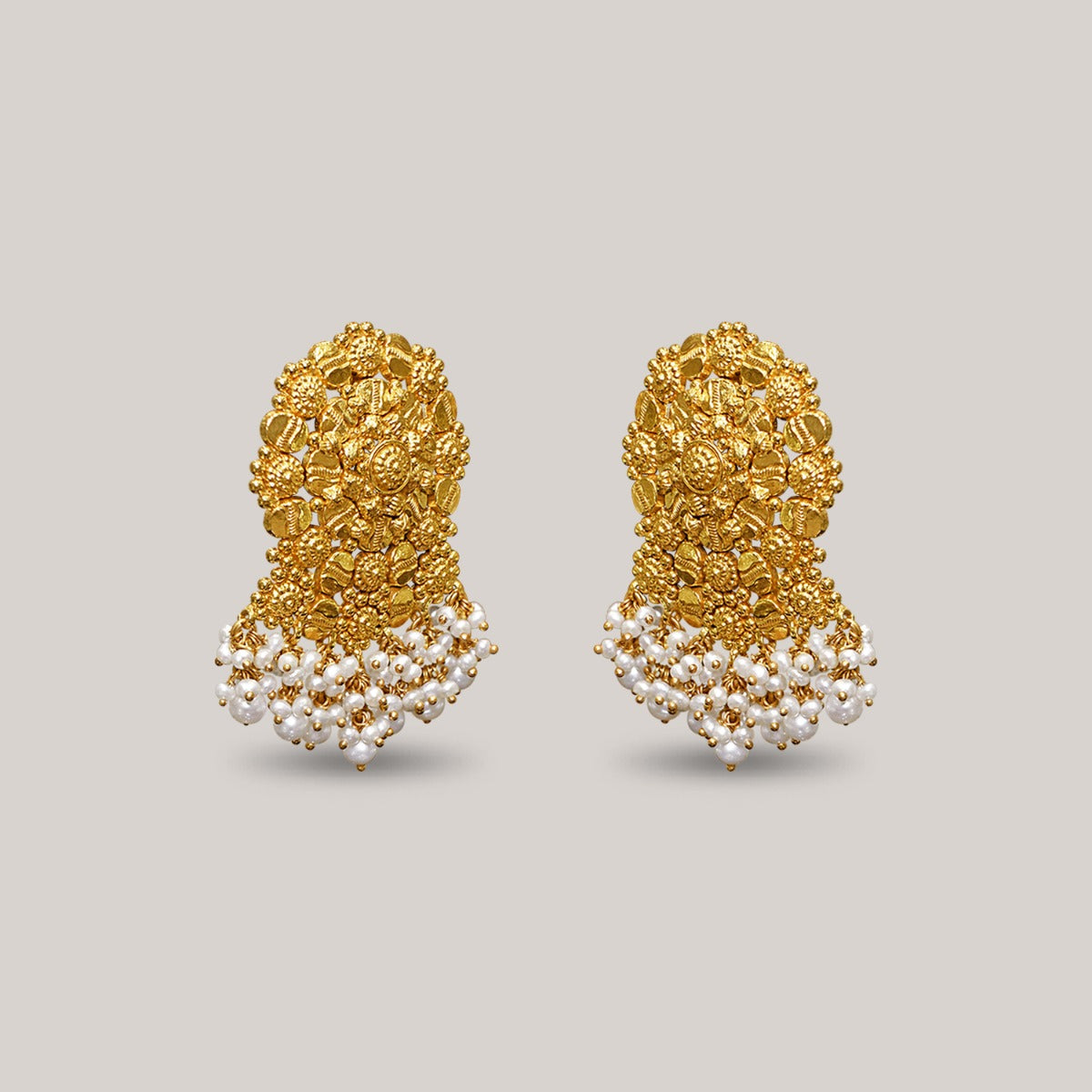 Mansi Flower Gold Choker Set