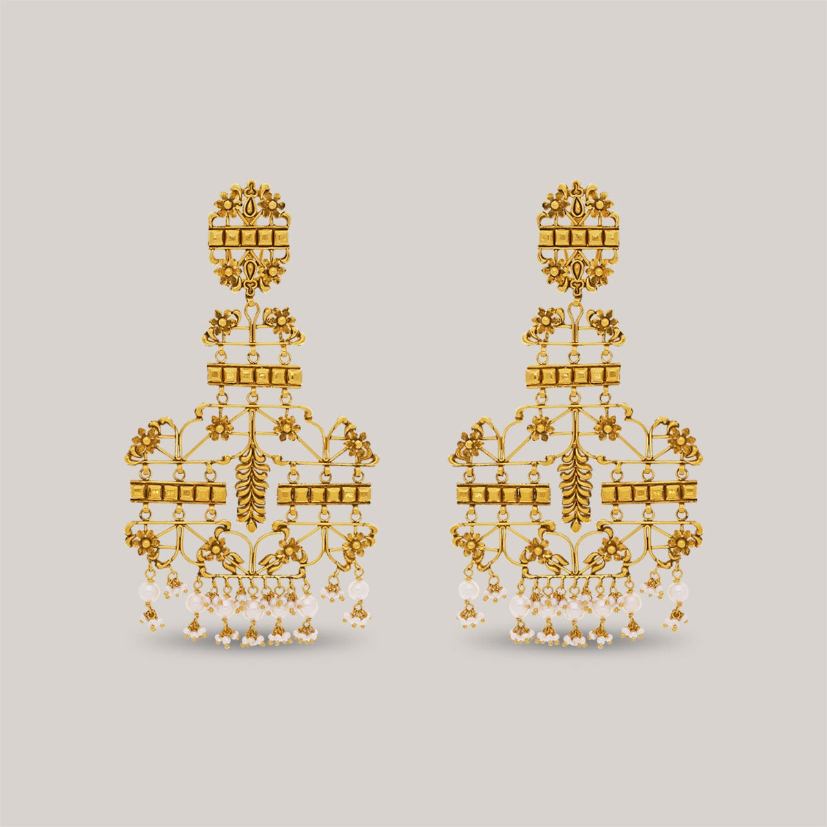 Abeena Gold Earrings