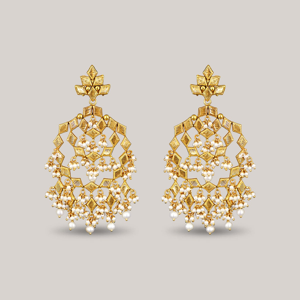 Sprinkling Rain Gold Necklace Set