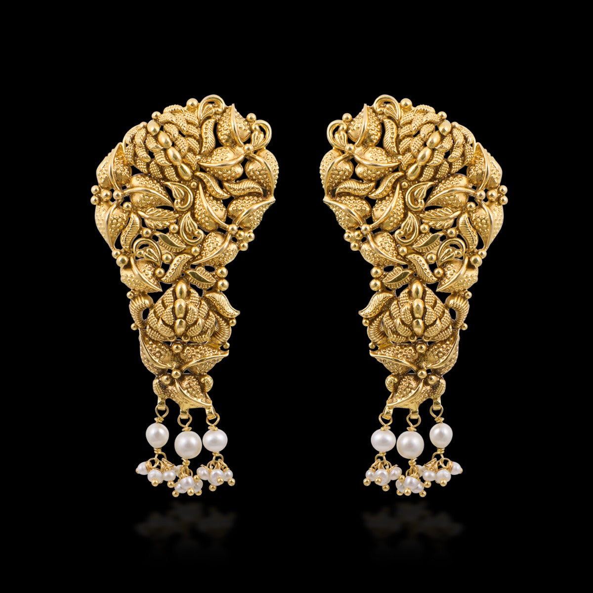 Blooming Leaf Gold Choker Set