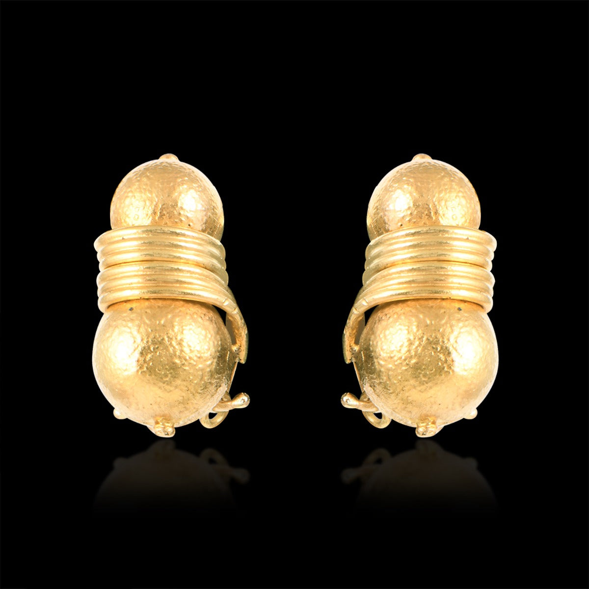 Ratatouille Gold Earrings