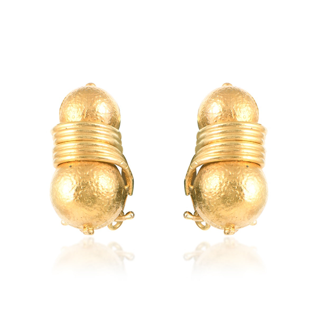 Ratatouille Gold Earrings