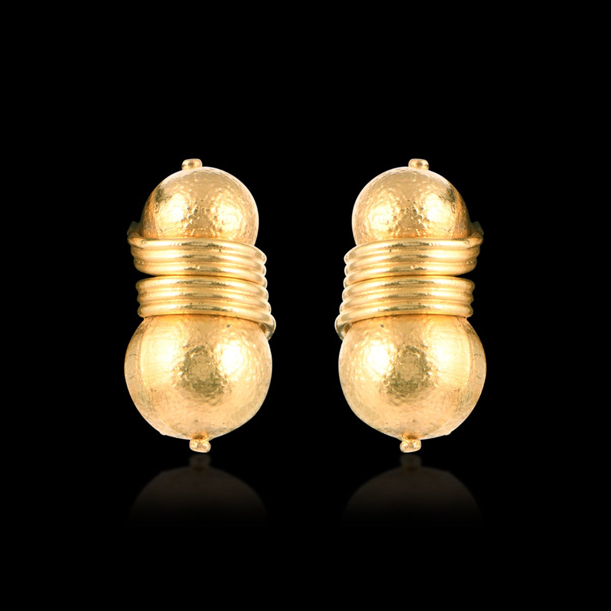 Ratatouille Gold Earrings