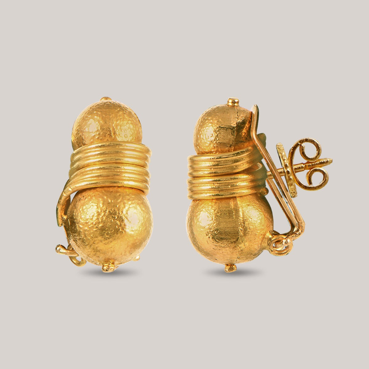 Ratatouille Gold Earrings