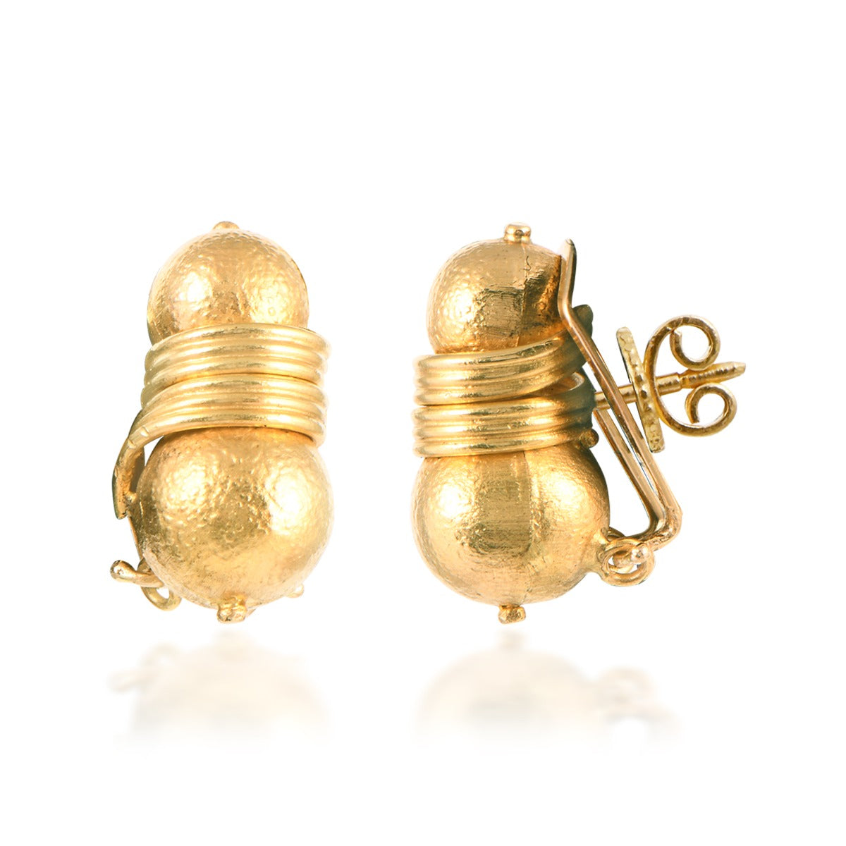 Ratatouille Gold Earrings