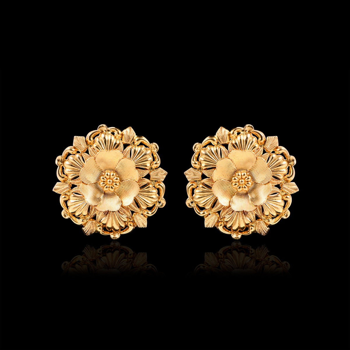 Fluer Bloom Gold Choker Set
