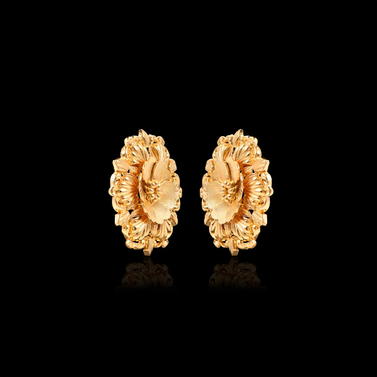 Fluer Bloom Gold Choker Set