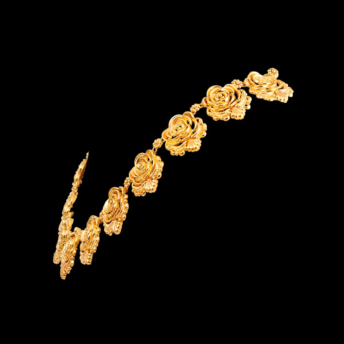 Roulette Garden Gold Necklace