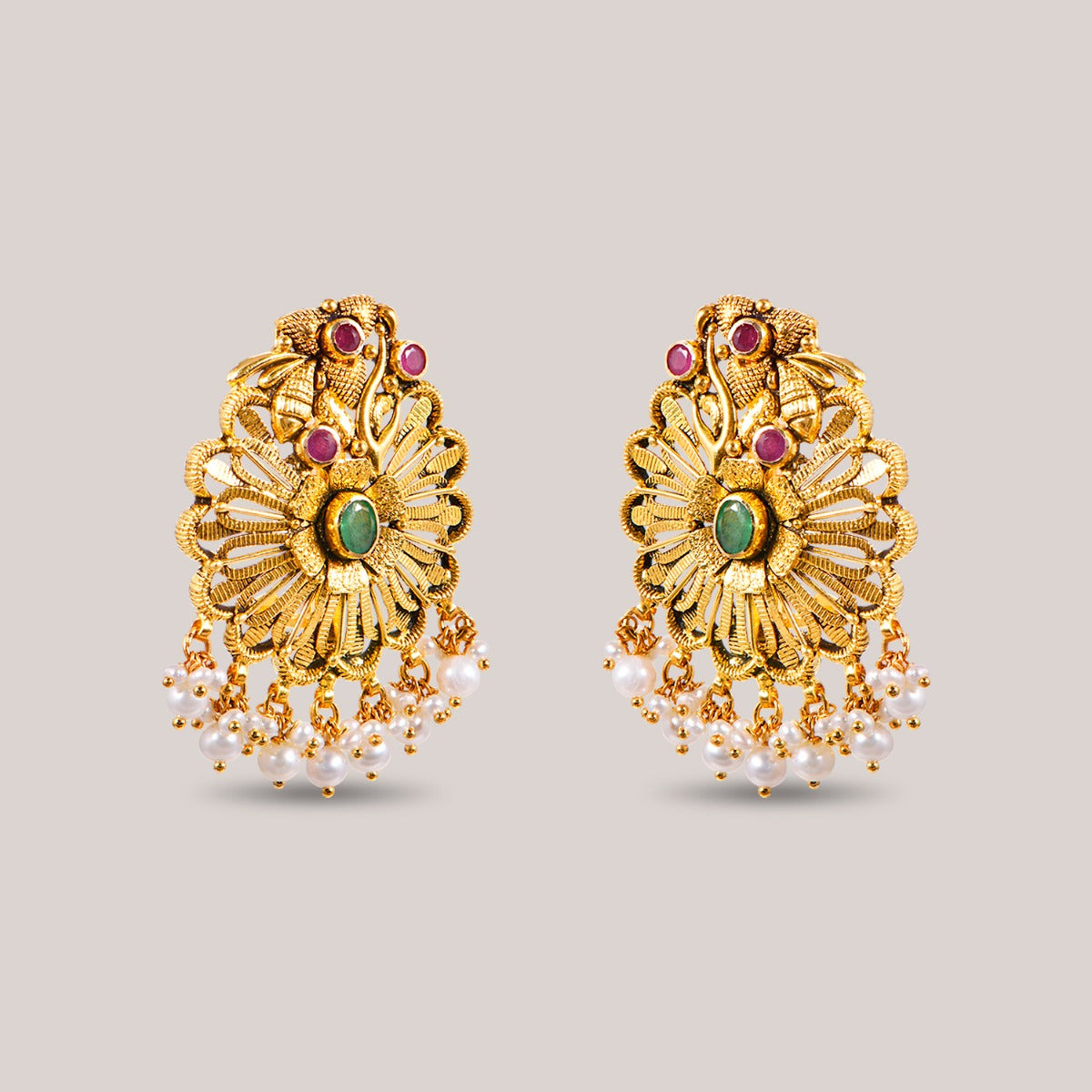 Opus Gemstone Gold Earrings